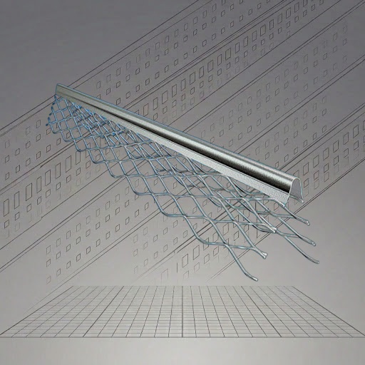 Aluminium Rough Plaster Corner Bead