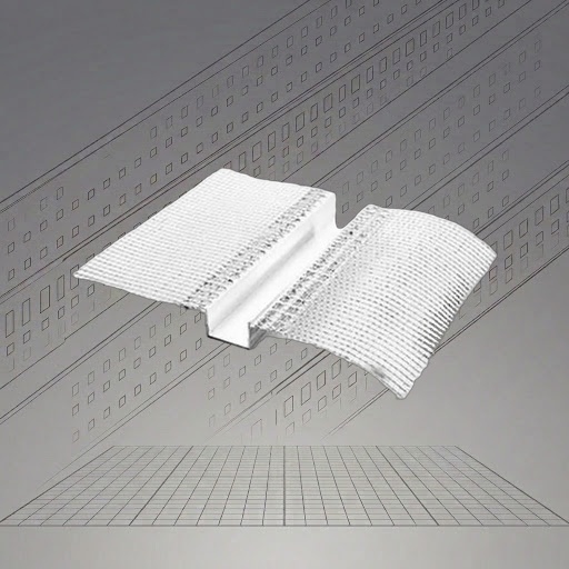 Düz PVC Fuga Profili Fileli